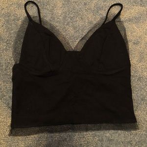 Black crop top